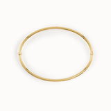 14 Ayar Altın Minimal Kelepçe Bileklik