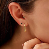 14 Ayar Altın Tragus Piercing Küpe
